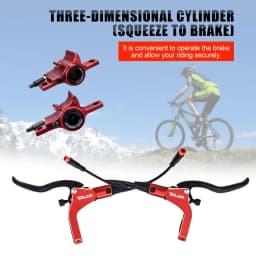 Bicycle Hydraulic Disc Brake Kit Bike Front Rear Lever Electric Vehicle Power Off Oil Brake Electric Scooter Disc Brake Lever