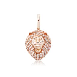 JINAO New 100% 925 Sterling Silver Lion Pendant High Quality CZ Women's Necklace Hip Hop Fashion Delicate Jewelry For Gift