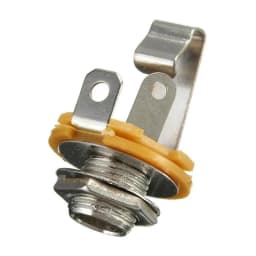 10pcs 1/4" Mono Input Jack Plug Socket For Electric Guitar Bass Guitar Pickup Output Jack Plug Socket 6.35