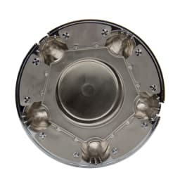 4x 7' Chrome Center Hub Cap W/ 5 Lug Steel Wheel For 97-04 Ford F150 Expedition