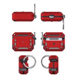 Military Fall Protection Headphone Earphone Case for Apple Airpods 4 3 1&2 Pro 2 Bluetooth Wireless Charging Shockproof Shell