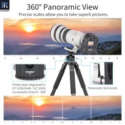 INNOREL G54/G44/G36 Professional Tripod Head Low Center Gravity Ball Head Ballhead Panoramic Arca Swiss QR Plate for DSLR Camera