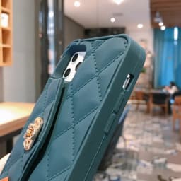 Suitable for iphone X-13 plus Xr Chain Diagonally Across iphone 13 Pro Silicone Coin Purse Mobile Phone Case Diagonal Bag Women