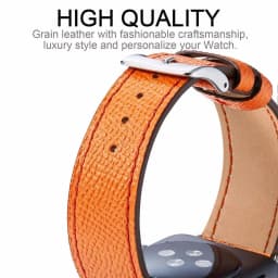 Leather band for apple watch series 6 se 5 4 3 7 watchband bracelet correa apple watch band 44mm 42mm 40mm 38mm 41mm 45mm strap