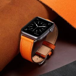 Leather band for apple watch series 6 se 5 4 3 7 watchband bracelet correa apple watch band 44mm 42mm 40mm 38mm 41mm 45mm strap
