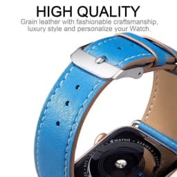 Leather band for apple watch series 6 se 5 4 3 7 watchband bracelet correa apple watch band 44mm 42mm 40mm 38mm 41mm 45mm strap