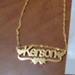 DOREMI Custom Name Necklaces Stainlesss Pendant Letters Necklace for Women Custom Chain Jewelry Children Personalized Gold