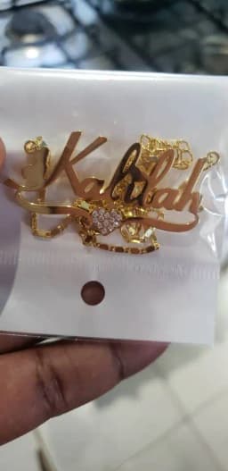 DOREMI Custom Name Necklaces Stainlesss Pendant Letters Necklace for Women Custom Chain Jewelry Children Personalized Gold