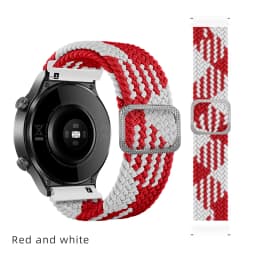 20/22 mm Band for Samsung Galaxy 46mm 42mm/Gear S3 frontier/active 2 Adjustable Braided Solo Loop Huawei watch GT/2/2e/Pro strap