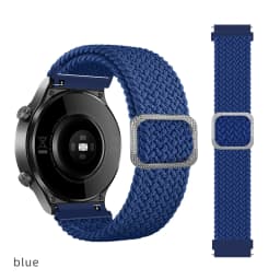 20/22 mm Band for Samsung Galaxy 46mm 42mm/Gear S3 frontier/active 2 Adjustable Braided Solo Loop Huawei watch GT/2/2e/Pro strap