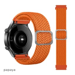 20/22 mm Band for Samsung Galaxy 46mm 42mm/Gear S3 frontier/active 2 Adjustable Braided Solo Loop Huawei watch GT/2/2e/Pro strap