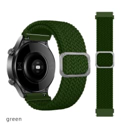 20/22 mm Band for Samsung Galaxy 46mm 42mm/Gear S3 frontier/active 2 Adjustable Braided Solo Loop Huawei watch GT/2/2e/Pro strap