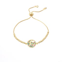 Tree of Life Charm 18K Gold Plated Stainless Steel Chain Link Bracelets Jewelry Cheap Jewelry for Gift Drop Shipping