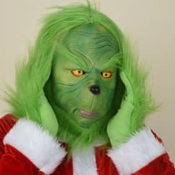Christmas Krampus Mask, Realistic Christmas Santa Claus Mask Latex Xmas Costume Mask Costume Party