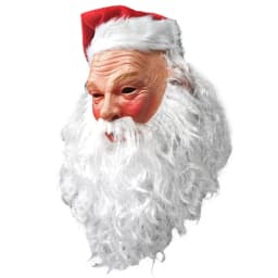 Christmas Krampus Mask, Realistic Christmas Santa Claus Mask Latex Xmas Costume Mask Costume Party