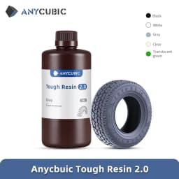 ANYCUBIC UV Tough Resin 2.0 Flexible 3D Printing Material For Photon Mono LCD 3D Printer 405nm High Precision 3D Printing Resion