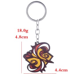 Anime SK∞ SK8 the Infinity Keychain Langa Reki S Logo Badge Key Chain for Women Men Car Keyring Jewelry Accessories