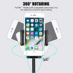Car Cup Holder Phone Mount Flexible Gooseneck with 360° Adjustable Holder, Fits Phones up to 4.1” width, for Car SUV or Truck