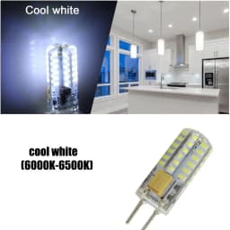 5pcs G4 LED Bulbs Warm White Cold White 3W AC/DC12V-24V GY6.35 Lamp Holder 3014 Lamp Beads Corn Lamp For Replace Halogen Lamp