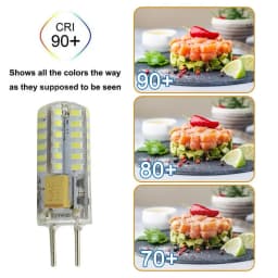 5pcs G4 LED Bulbs Warm White Cold White 3W AC/DC12V-24V GY6.35 Lamp Holder 3014 Lamp Beads Corn Lamp For Replace Halogen Lamp
