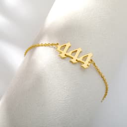 111 222 333 444 555 666 777 888 999 Angel Number Anklets for Women Stainless Steel Minimalist Ankle Bracelet Jewelry Gifts