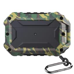 Cover For Airpods pro Case Metal Anti-fall Cover For Apple AirPods 3 Case Cover Accessories Wireless Earphone With Keychain
