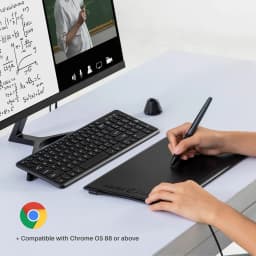 HUION Graphics Tablets H420X H580X H610X Portable Pen Tablets Digital Drawing Design Animation Artist Board Android OS Supported