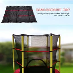 55 In Trampoline Security Net Safe Protective Trampoline For Kids Trampoline Enclosure Net Fence Replacement Durable Safety Mesh