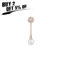 JINAO 2021 NEW Long Earrings With Pearl Pendant High Quanlity Freshwater Pearl Earings Wedding Earrings Jewelry Gift