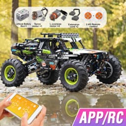 MOULD KING 18002 Technical RC Car Toys For Boys Building Blocks Remote Control Off-Road Car Terrain Climbing Buggy Truck Gifts