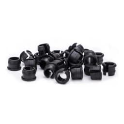 10PCS Mountain Bike American Valve Adapter Valve Conversion Set Rim Protection Gas Air Nozzle Glue Pad Tube Tire Gasket Rim Tube
