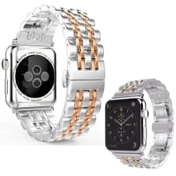 Stainless Steel strap for Apple watch band 44mm 40mm 45mm 41mm 42mm 38mm Luxury metal bracelet iWatch serie 3 4 5 se 6 7 band