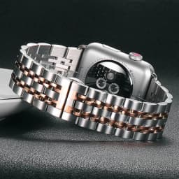 Stainless Steel strap for Apple watch band 44mm 40mm 45mm 41mm 42mm 38mm Luxury metal bracelet iWatch serie 3 4 5 se 6 7 band