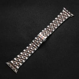 Stainless Steel strap for Apple watch band 44mm 40mm 45mm 41mm 42mm 38mm Luxury metal bracelet iWatch serie 3 4 5 se 6 7 band