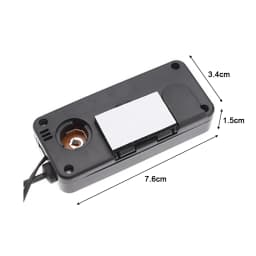 Auto Car LCD Thermometer DC12V Digital Thermometer Backlight Mini Thermometer LCD Car Inside Outside Thermometer Car Interior