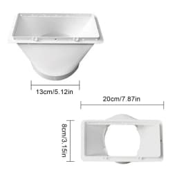 Air Conditioning Nozzle Fittings Air Conditioner Exhaust Hose Tube Window Adapter For Portable Air Conditioner 13CM