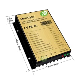 600W MPPT Wind Charge Discharge Booster Controller Auto 12V 24V AC DC Regulator IP68 For Wind Turbine Generator