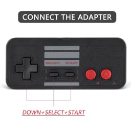 2.4GHz Wireless USB Controller Gamepad Joystick Compatible with NES Retro Games for Windows 10/8/7 PC MAC Linux Raspberry Pi