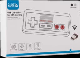 2.4GHz Wireless USB Controller Gamepad Joystick Compatible with NES Retro Games for Windows 10/8/7 PC MAC Linux Raspberry Pi