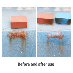 XCMAN Grinding Rubber Gummy Abrasive Block Stone Removes Rust and Burrs - 60 and 150 Grit Fine-2Piece
