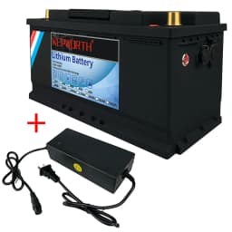 New 12V 50 100 120 135 180 200 300 400Ah LiFePO4 Battery Pack With Upgraded BMS Lithium Power Golf Cart RV Campers Off-Road