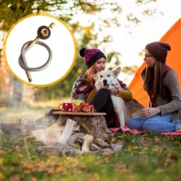 Outdoor Camping Stove Gas Refill Fuel Valve Connector Gas Extension Pipe Tube for Stove Accessory Furnace Adapter