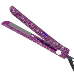 Hair Straightener Curler Bling Diamond Flat Iron Rhinestone Straightening Irons Professional High Heat 470℉ Salon Styling Tools
