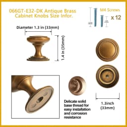 American Style Traditional Vintage Antique Brass Cabinet Handles Kitchen Cupboard Pulls Drawer Knobs for Furniture Hardware