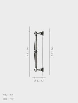 American Style Traditional Vintage Antique Brass Cabinet Handles Kitchen Cupboard Pulls Drawer Knobs for Furniture Hardware