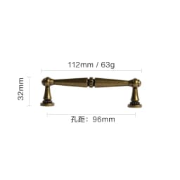 American Style Traditional Vintage Antique Brass Cabinet Handles Kitchen Cupboard Pulls Drawer Knobs for Furniture Hardware