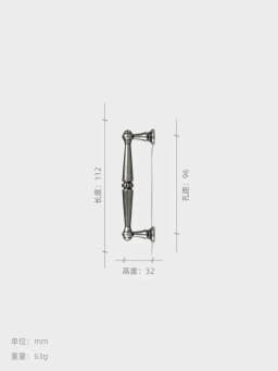 American Style Traditional Vintage Antique Brass Cabinet Handles Kitchen Cupboard Pulls Drawer Knobs for Furniture Hardware