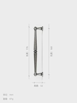 American Style Traditional Vintage Antique Brass Cabinet Handles Kitchen Cupboard Pulls Drawer Knobs for Furniture Hardware