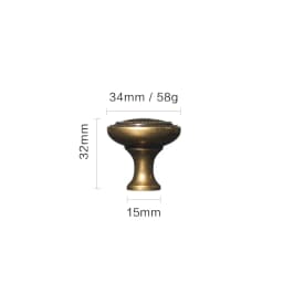American Style Traditional Vintage Antique Brass Cabinet Handles Kitchen Cupboard Pulls Drawer Knobs for Furniture Hardware