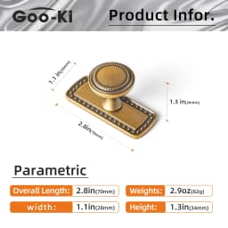 American Style Traditional Vintage Antique Brass Cabinet Handles Kitchen Cupboard Pulls Drawer Knobs for Furniture Hardware